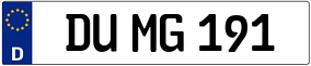 Truck License Plate